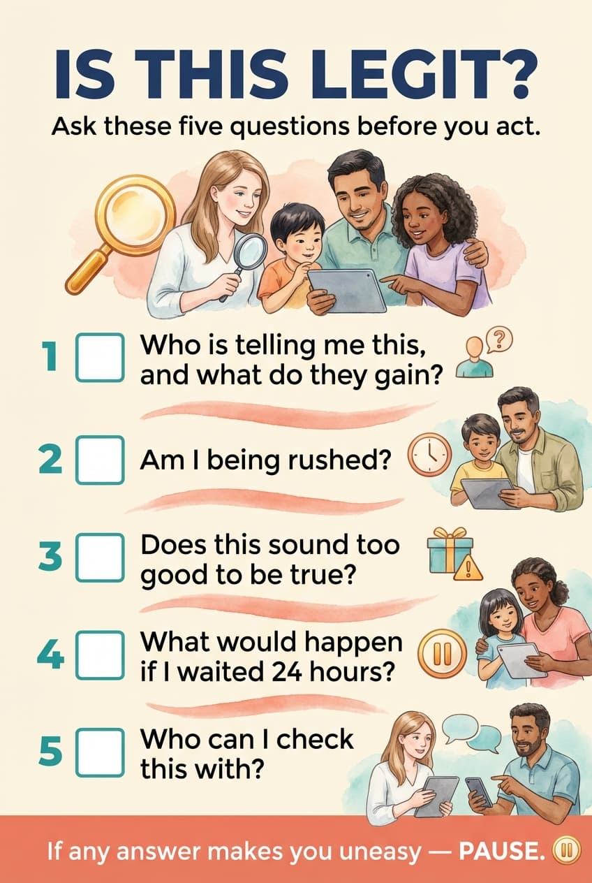 Is This Legit? printable card
